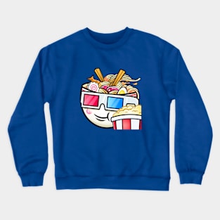 Ramen looking movie Crewneck Sweatshirt